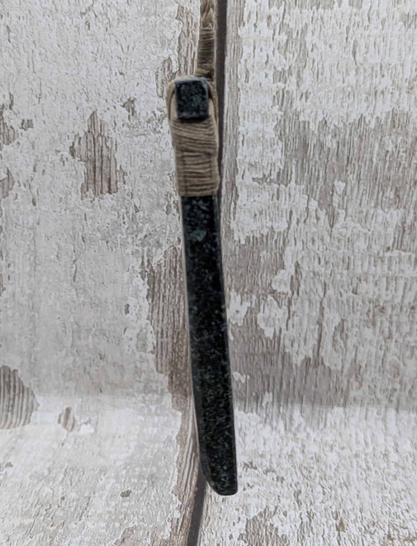 Preseli bluestone Hei Toki adze style statement pendant.