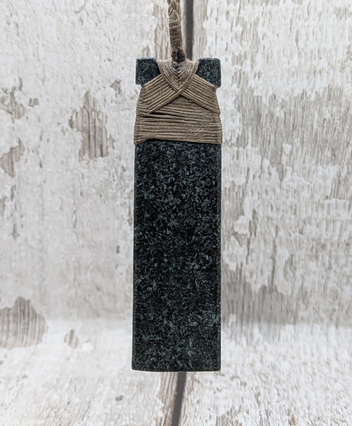 Preseli bluestone Hei Toki adze style statement pendant.