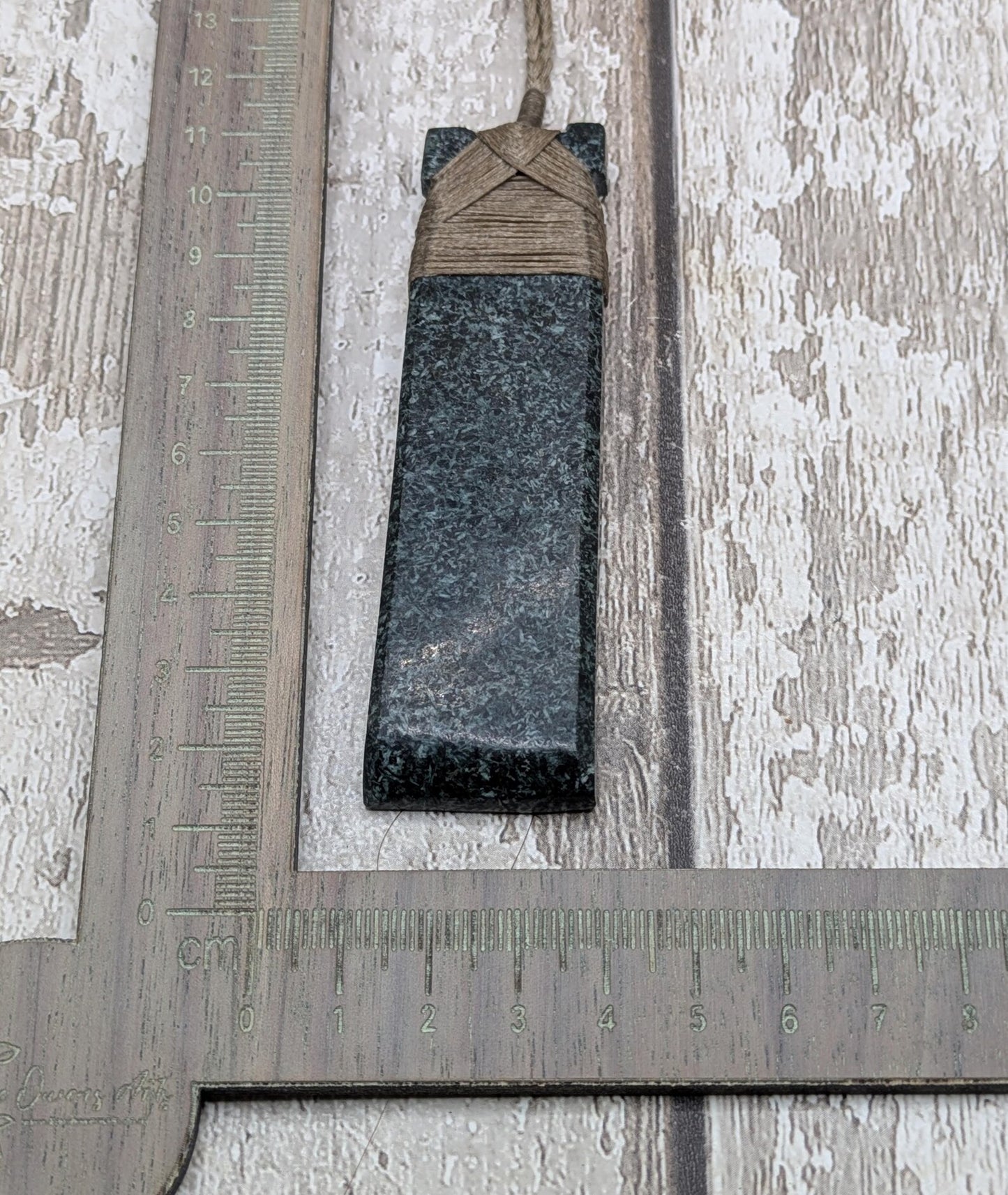 Preseli bluestone Hei Toki adze style statement pendant.
