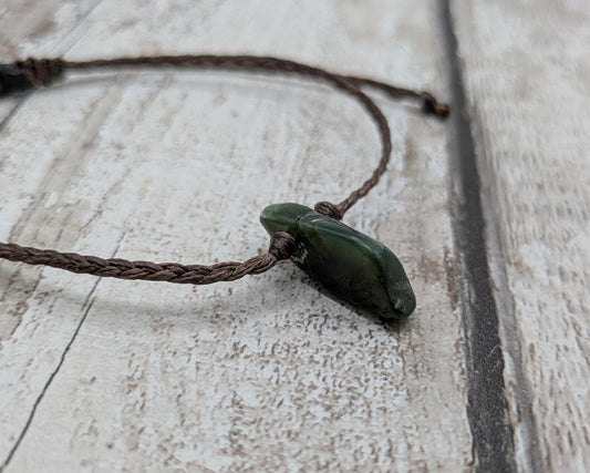 New Zealand Pounamu jade Adjustable bracelet.