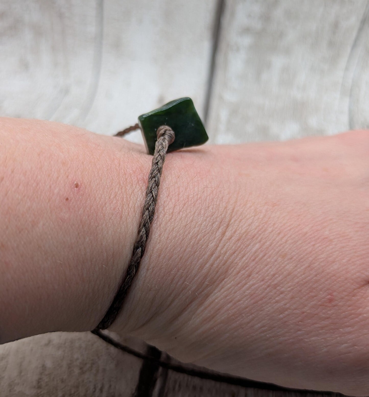 New Zealand Pounamu greenstone Jade bracelet.