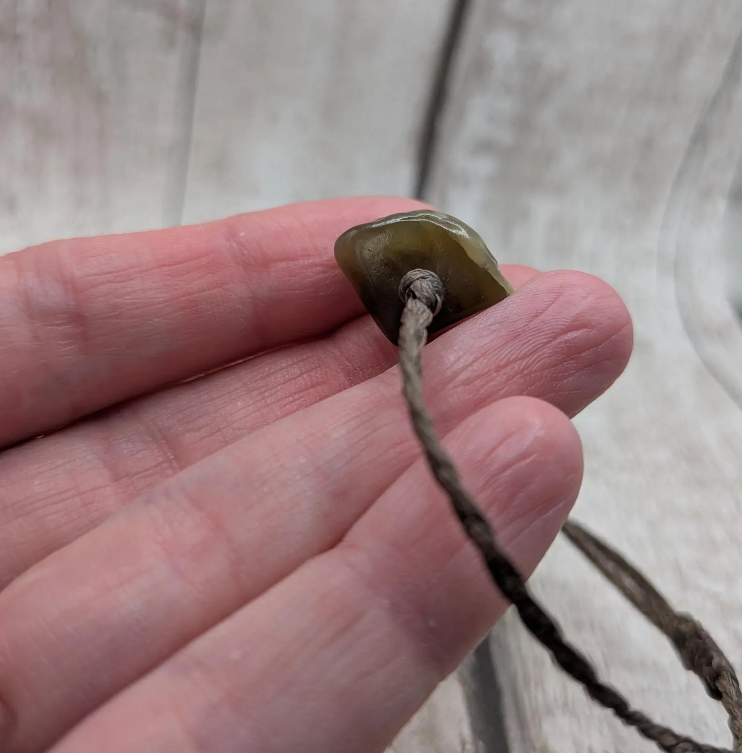New Zealand Pounamu greenstone jade adjustable bracelet