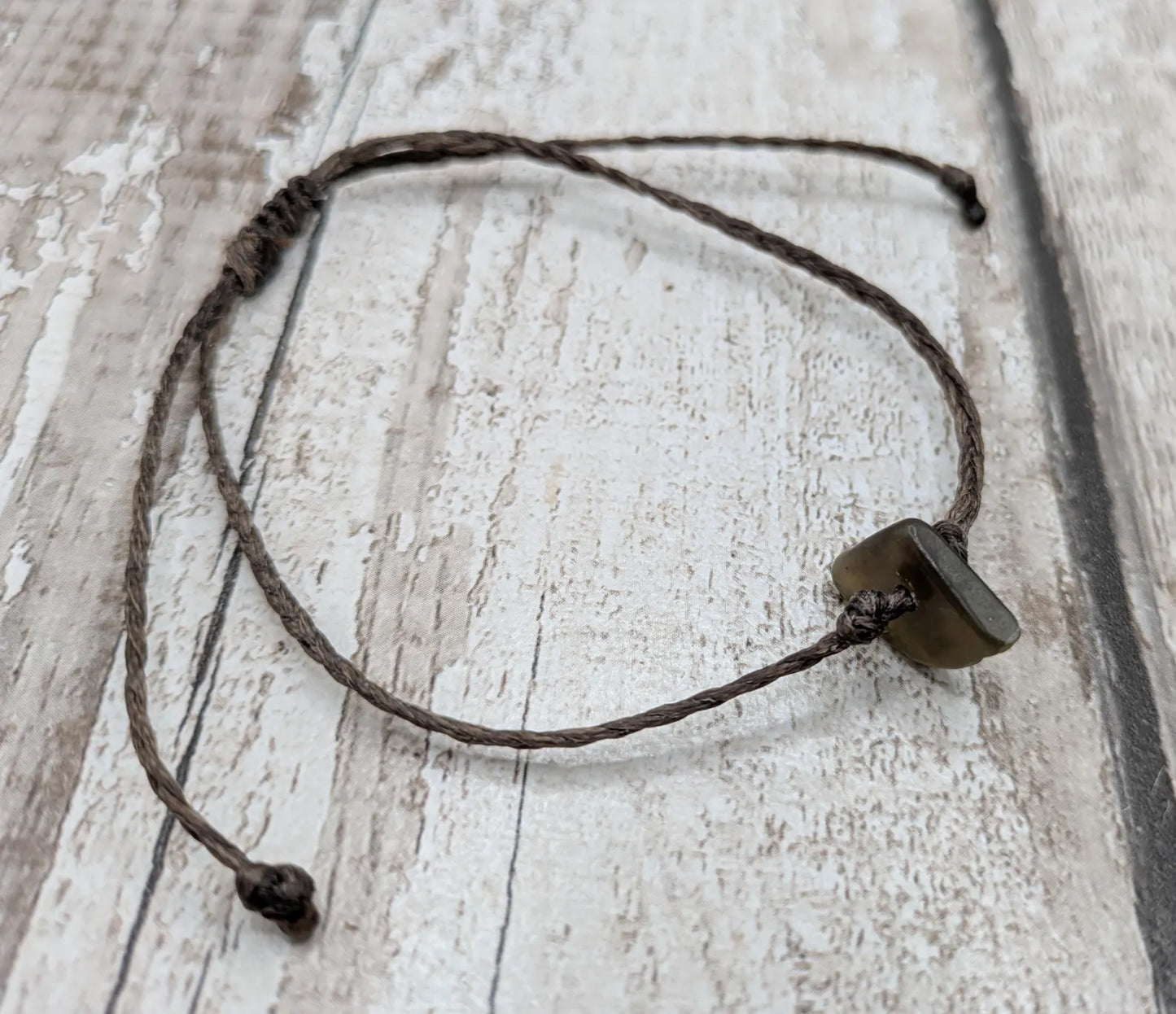 New Zealand Pounamu greenstone jade adjustable bracelet