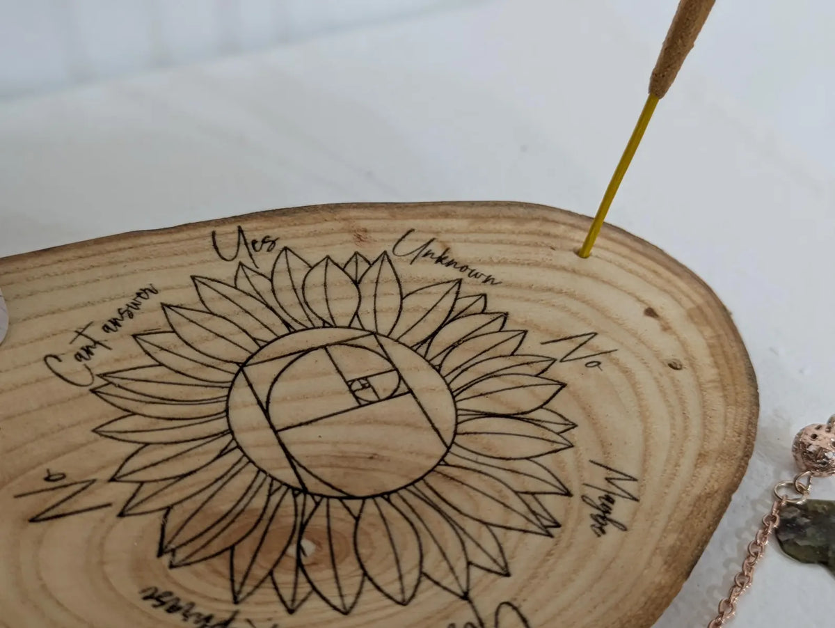 Ash wood downing pendulum board