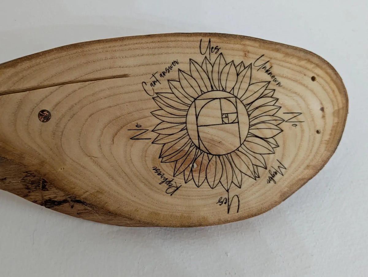Ash wood downing pendulum board