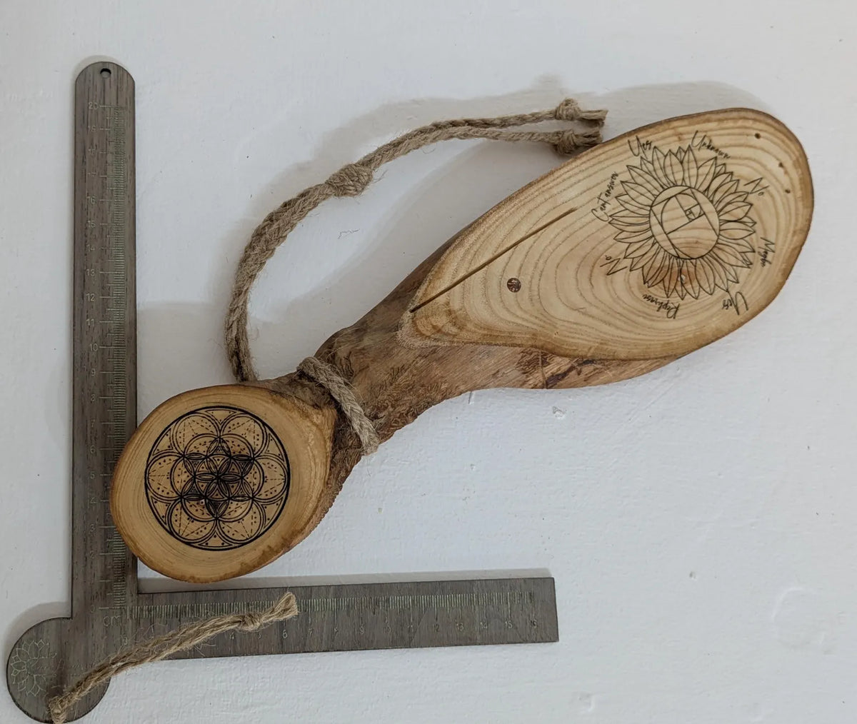 Ash wood downing pendulum board