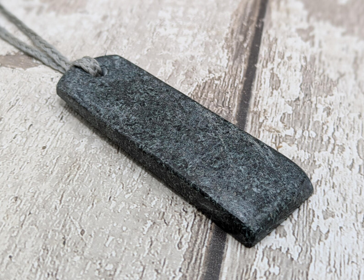 Preseli bluestone hei toki adze styled pendant.