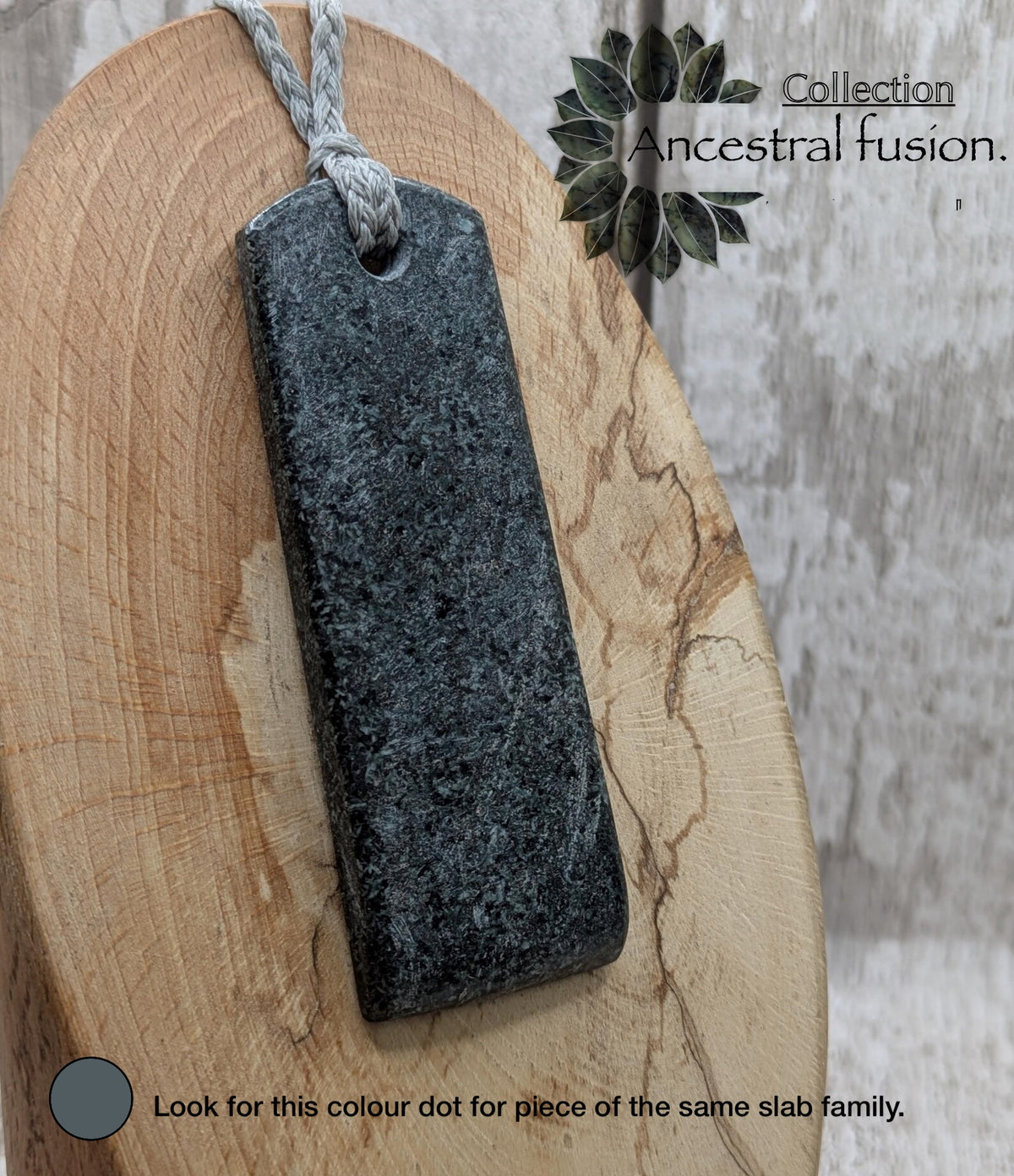 Preseli bluestone hei toki adze styled pendant.