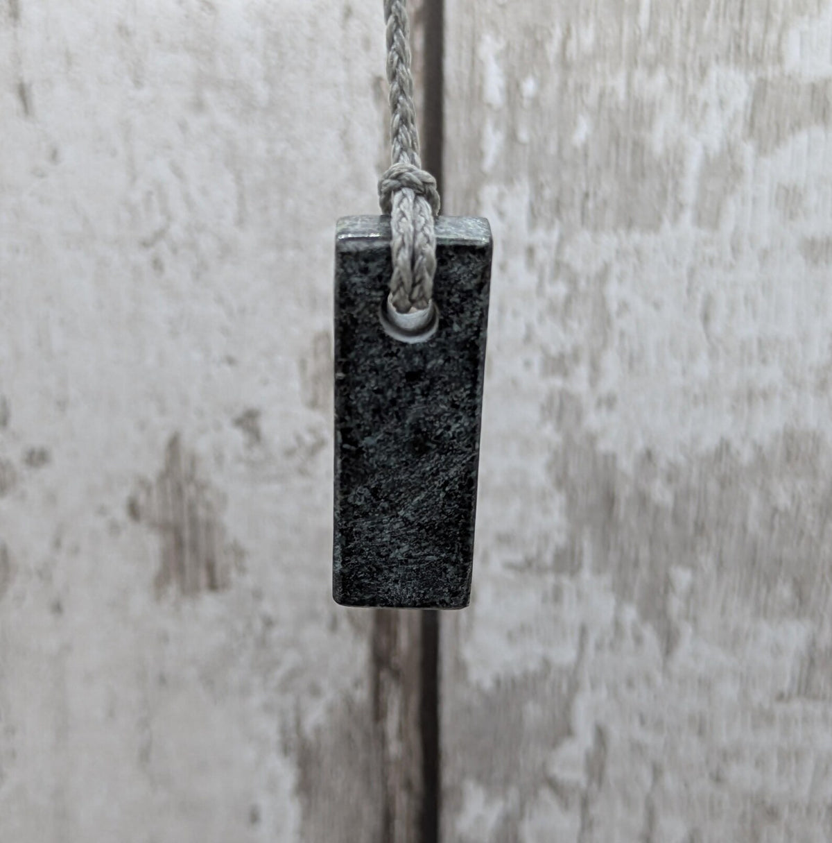 One preselli bluestone offcut simple pendant.