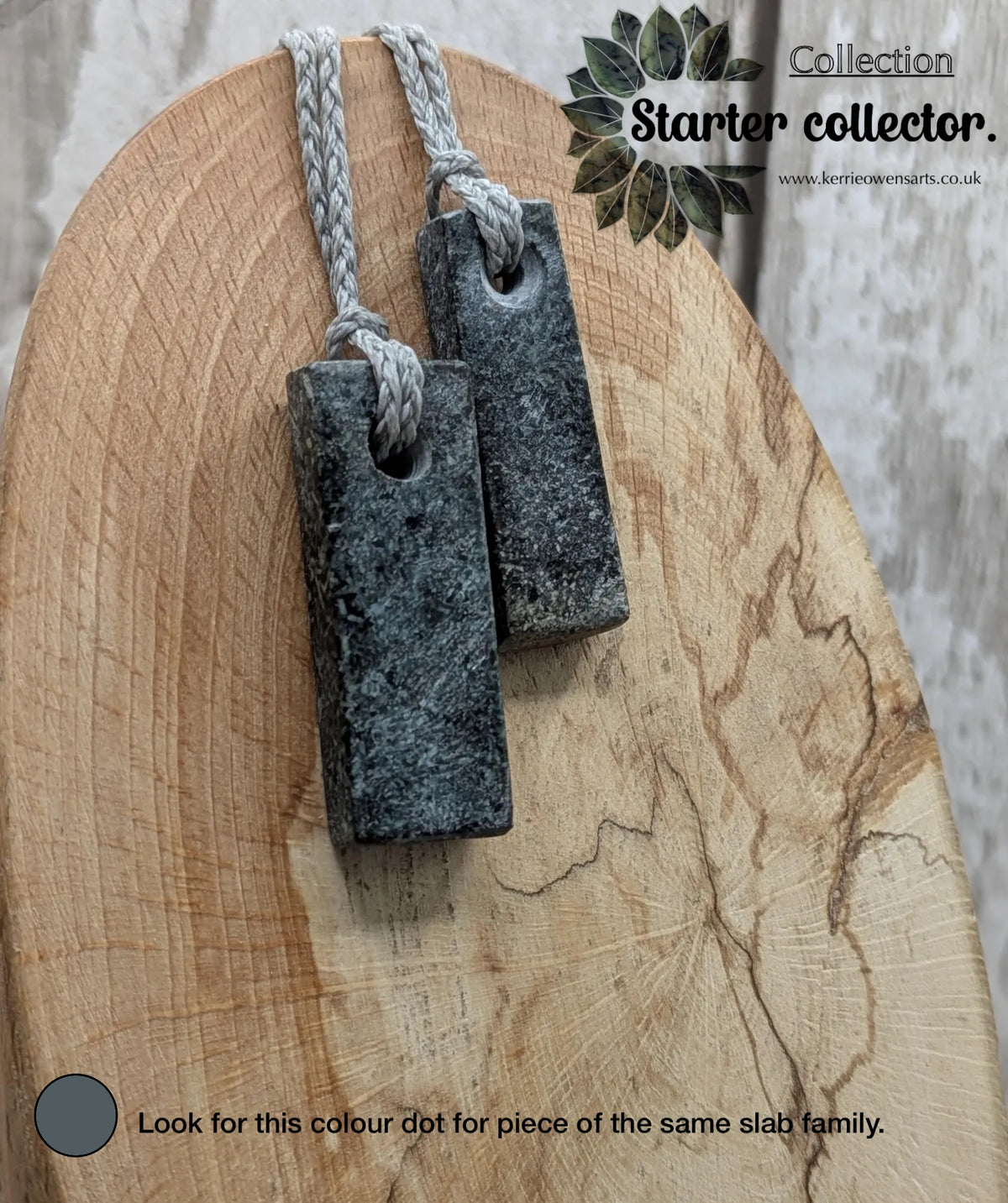 One preselli bluestone offcut simple pendant.