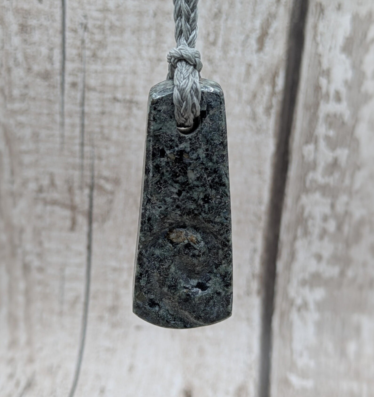 Preseli bluestone koru roimata teardrop pendant.