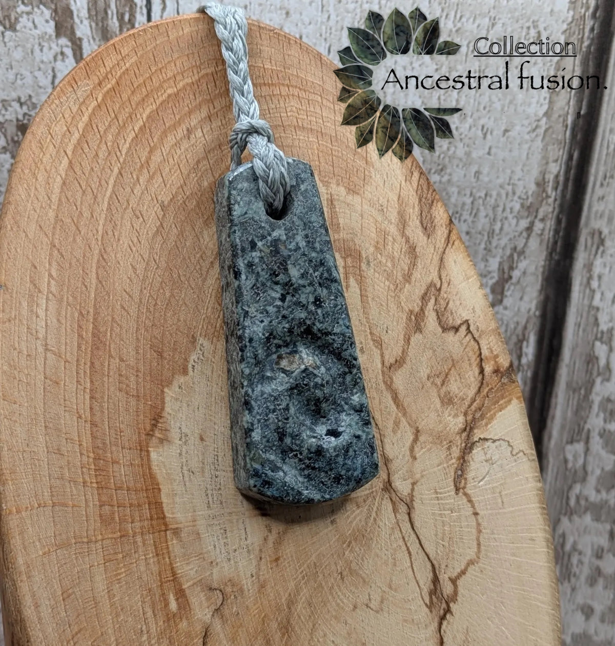 Preseli bluestone koru roimata teardrop pendant.