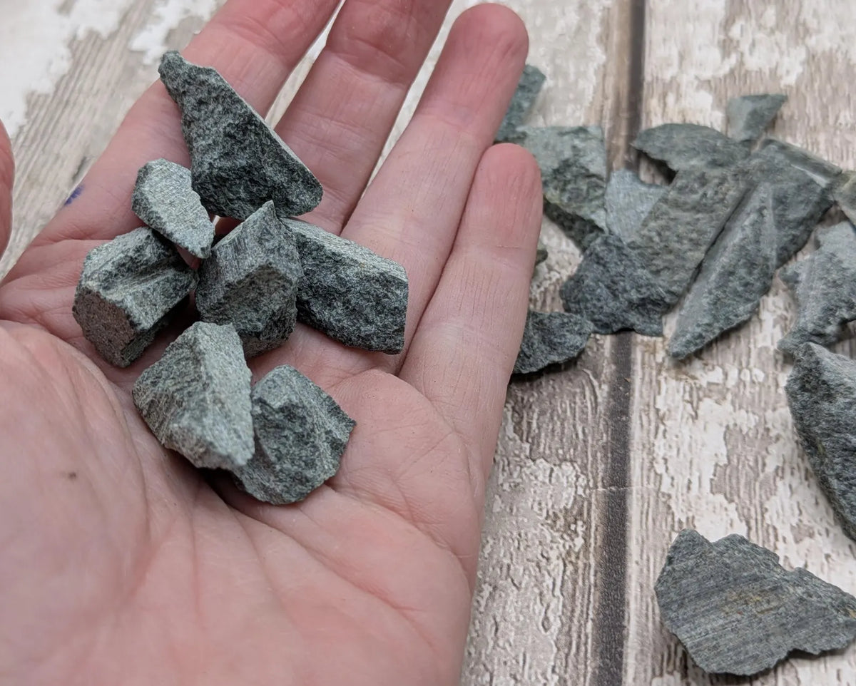 Preseli bluestone chunks pouch.
