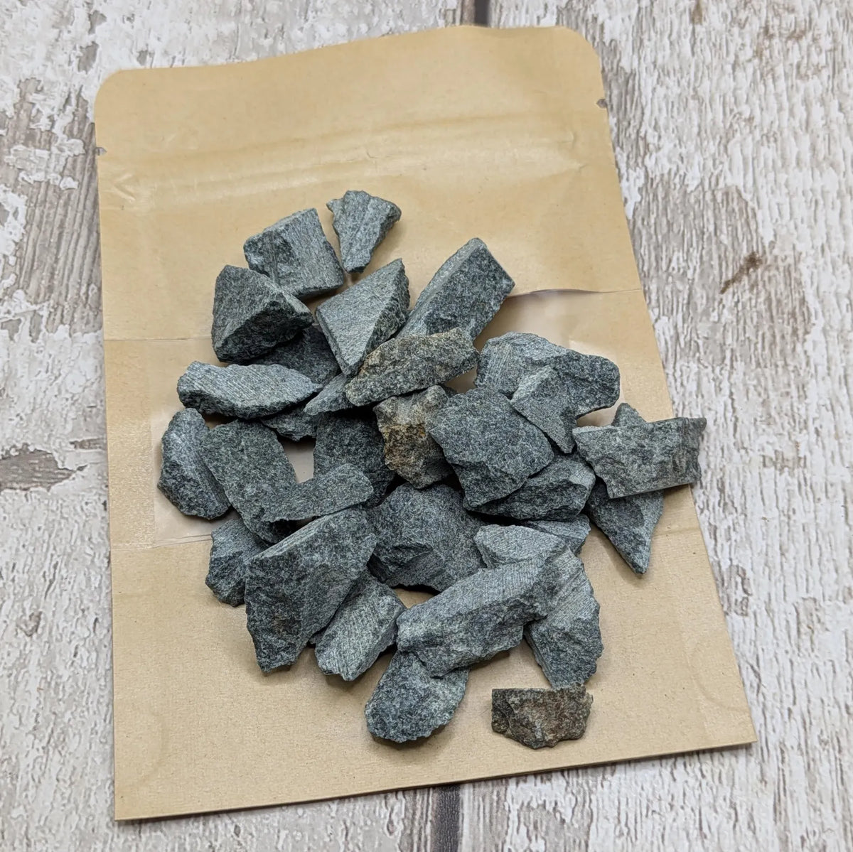 Preseli bluestone chunks pouch.