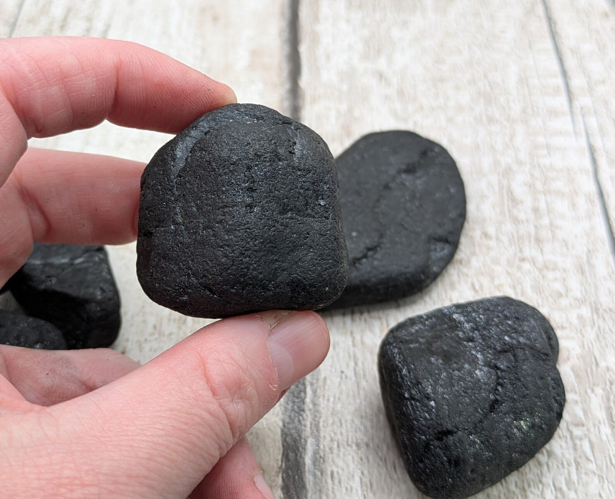 Thames estuary sea coal single mineral specimen.
