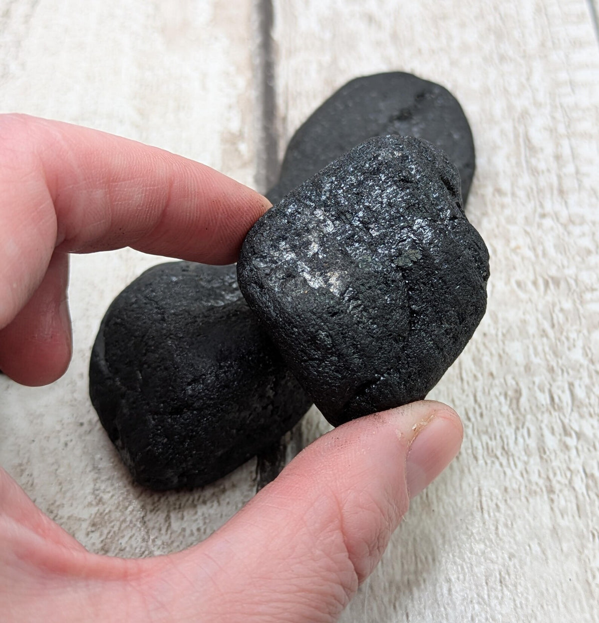 Thames estuary sea coal single mineral specimen.