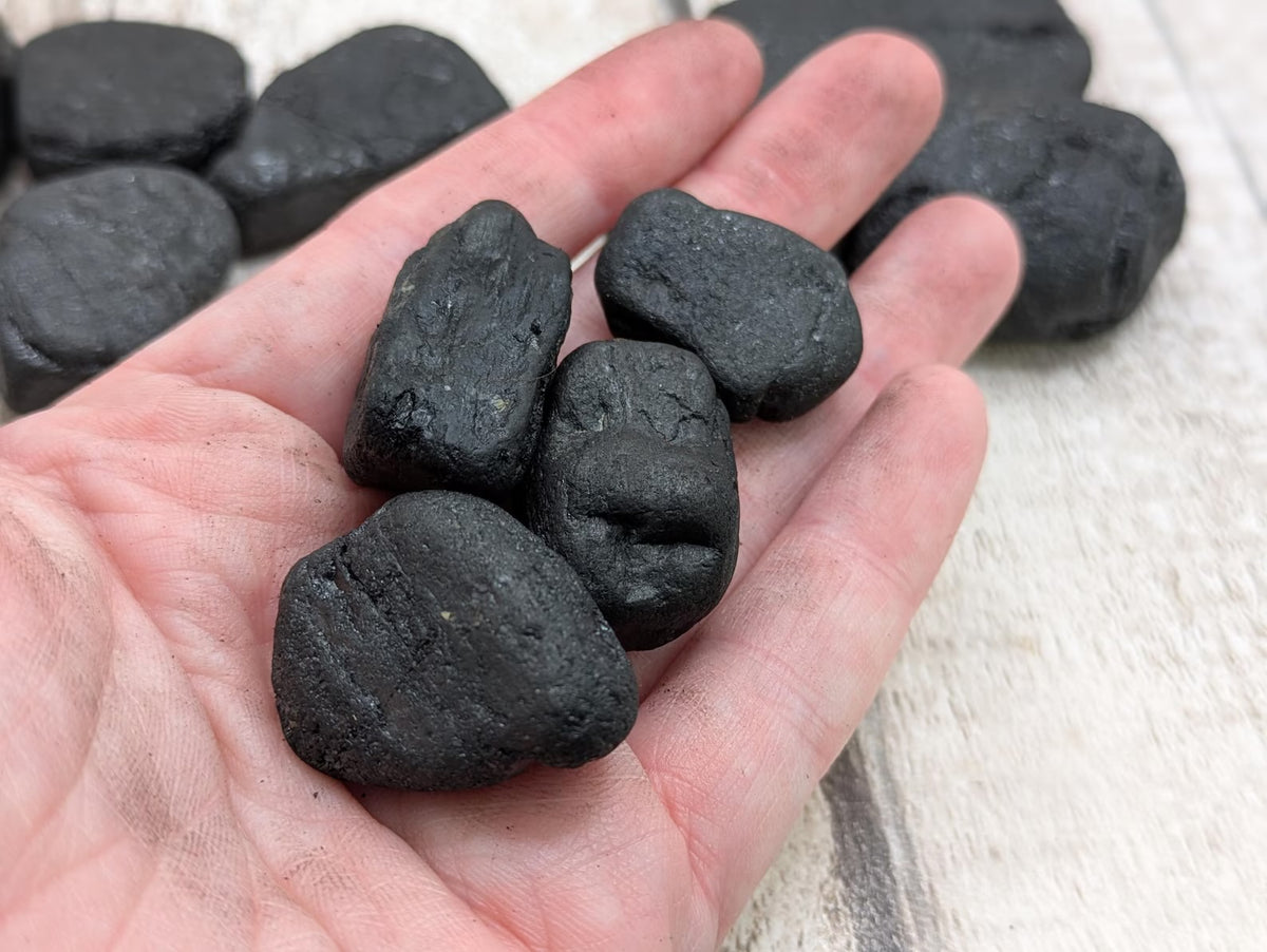 Thames estuary sea coal single mineral specimen.