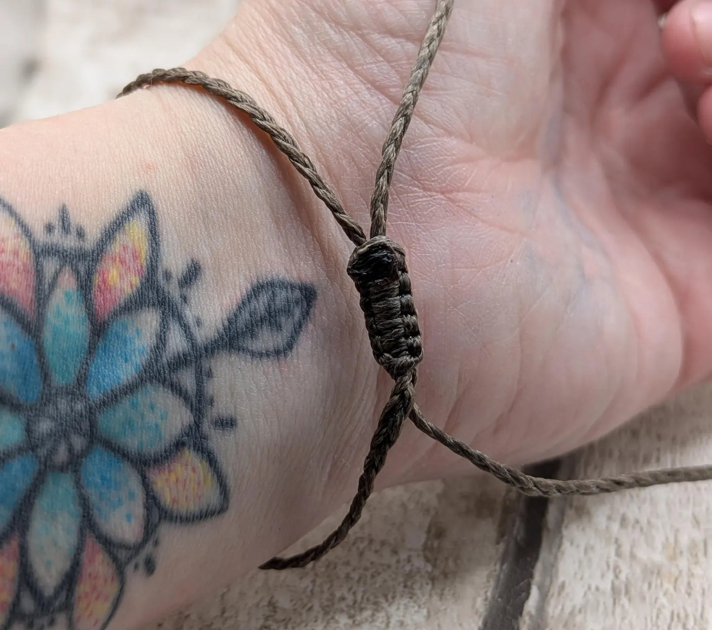 New Zealand tumble polish nephrite jade adjustable unisex bracelet.