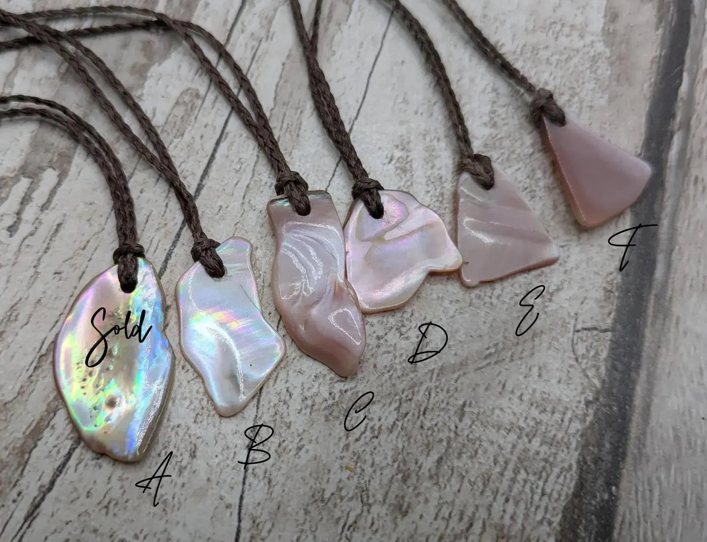 One Freeform Pink Freshwater Mussel Shell Pendant – Tumbled Natural Shell Jewelry, Affordable Ocean Treasures.