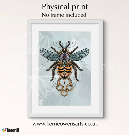 The gilded bumblebee poster print.