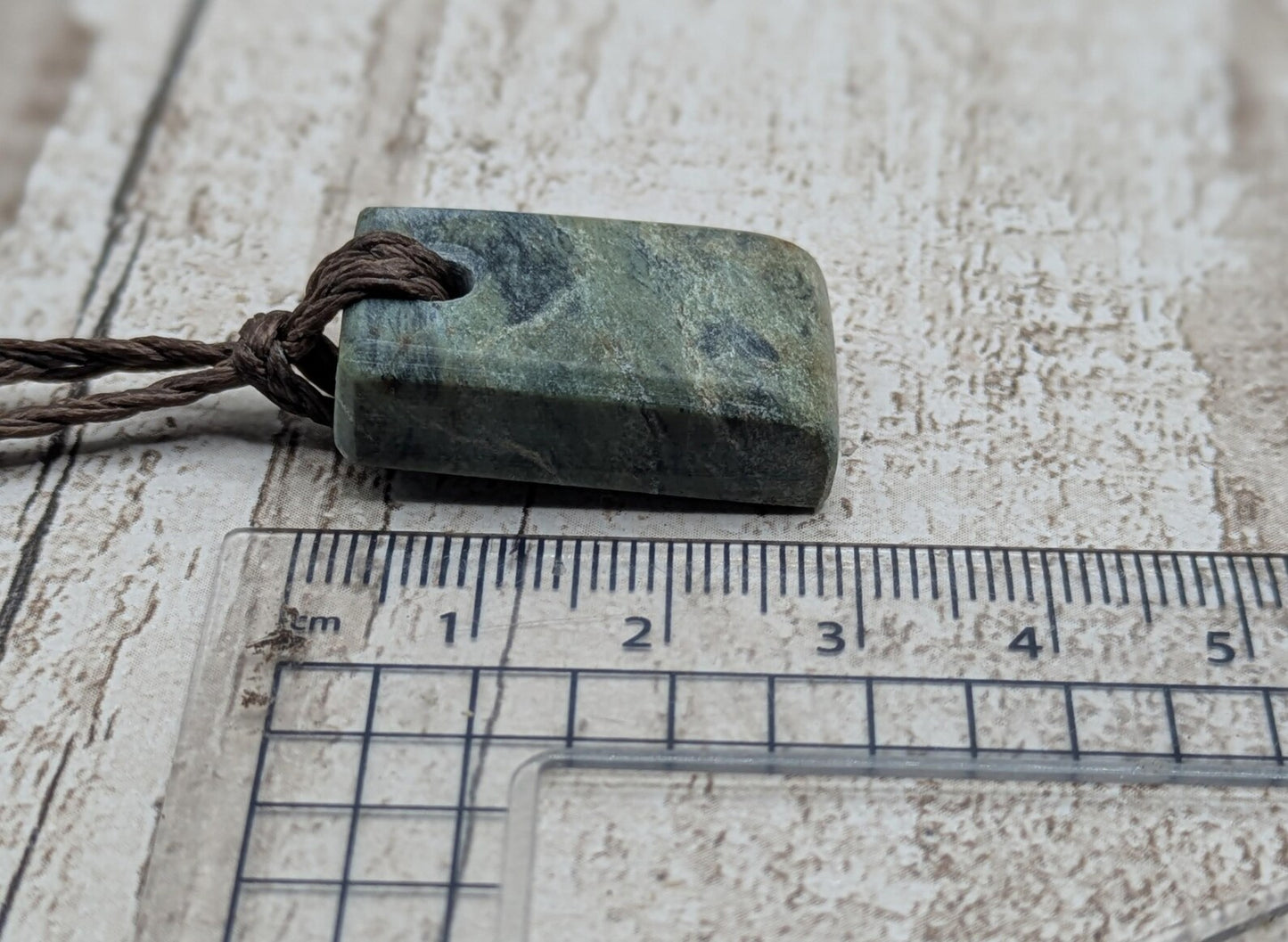 NZ Pounamu Nephrite Jade Pendant hei toki adze – Greenstone Rectangular Necklace, Māori cultural Tonga - spiritual jewellery.