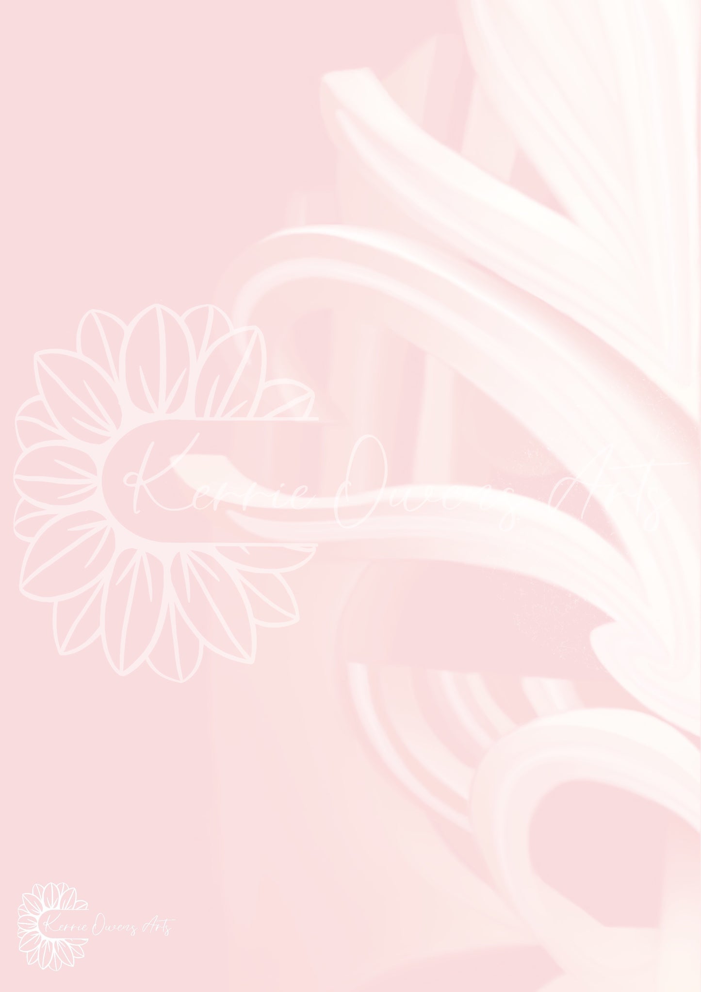 Ancestor of Te Papa in pink poster print.