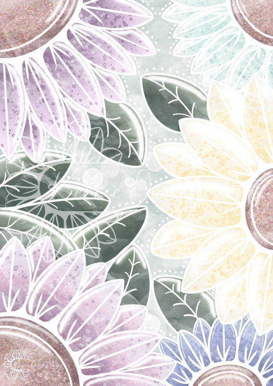 In the flower garden poster prints.