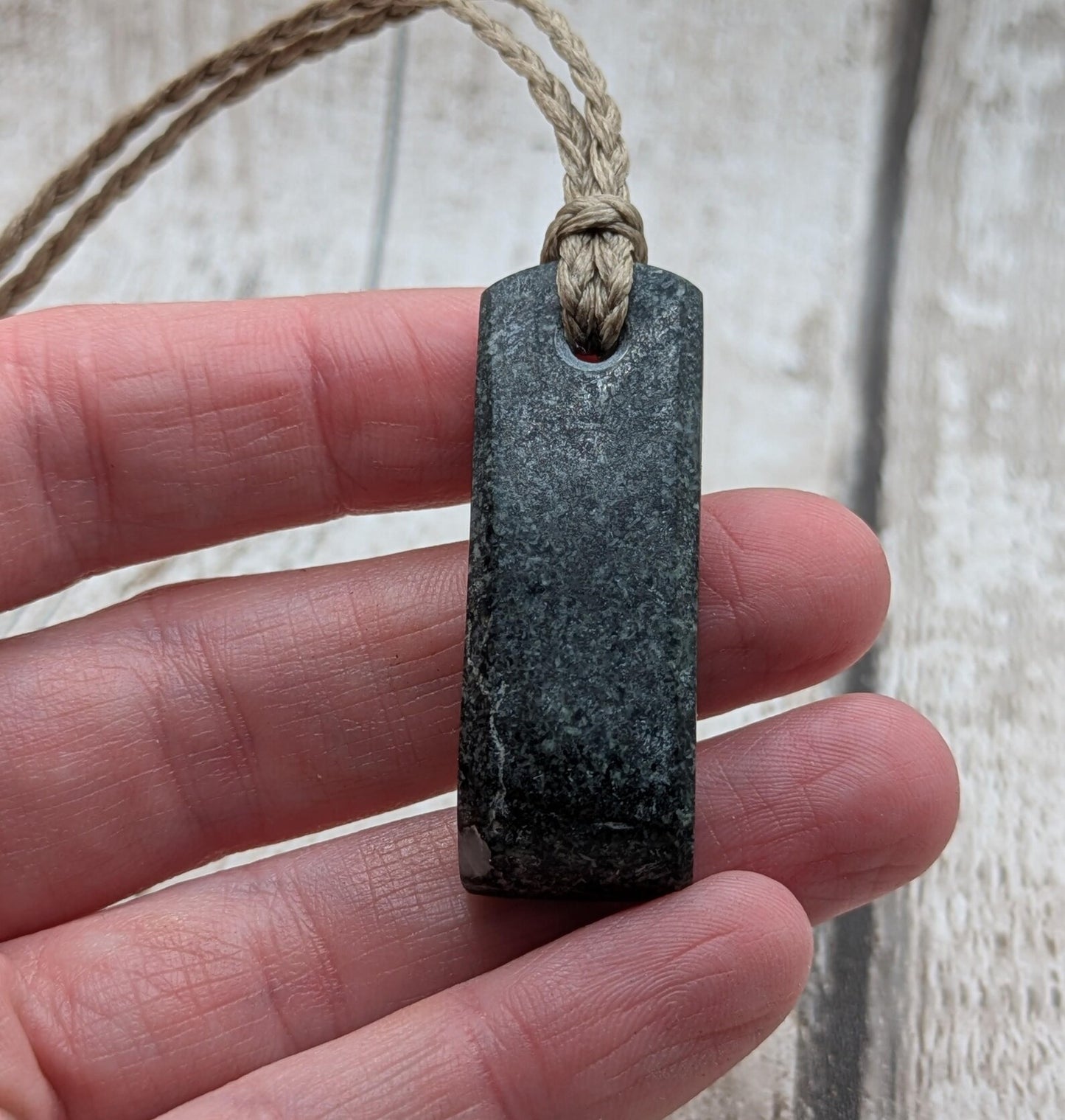preseli bluestone hei toki adze style pendant.