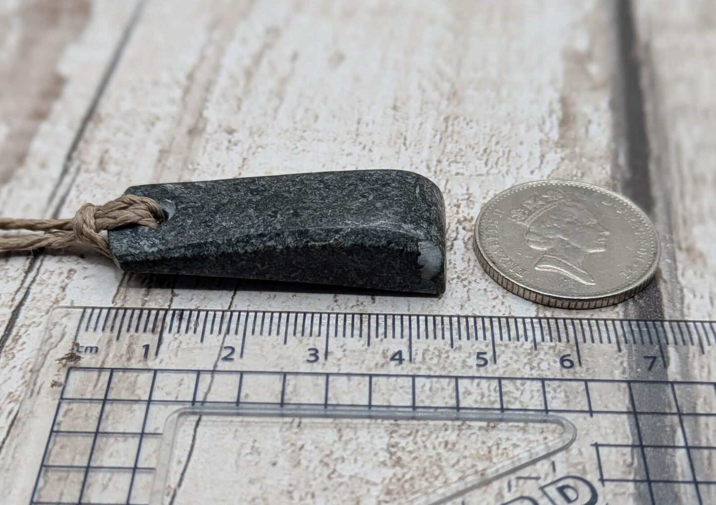 preseli bluestone hei toki adze style pendant.