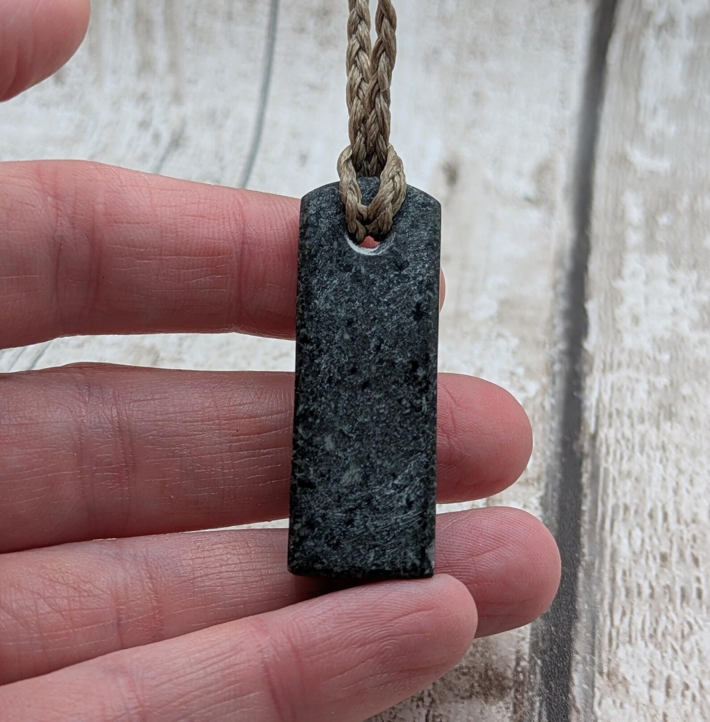 preseli bluestone hei toki adze style pendant.