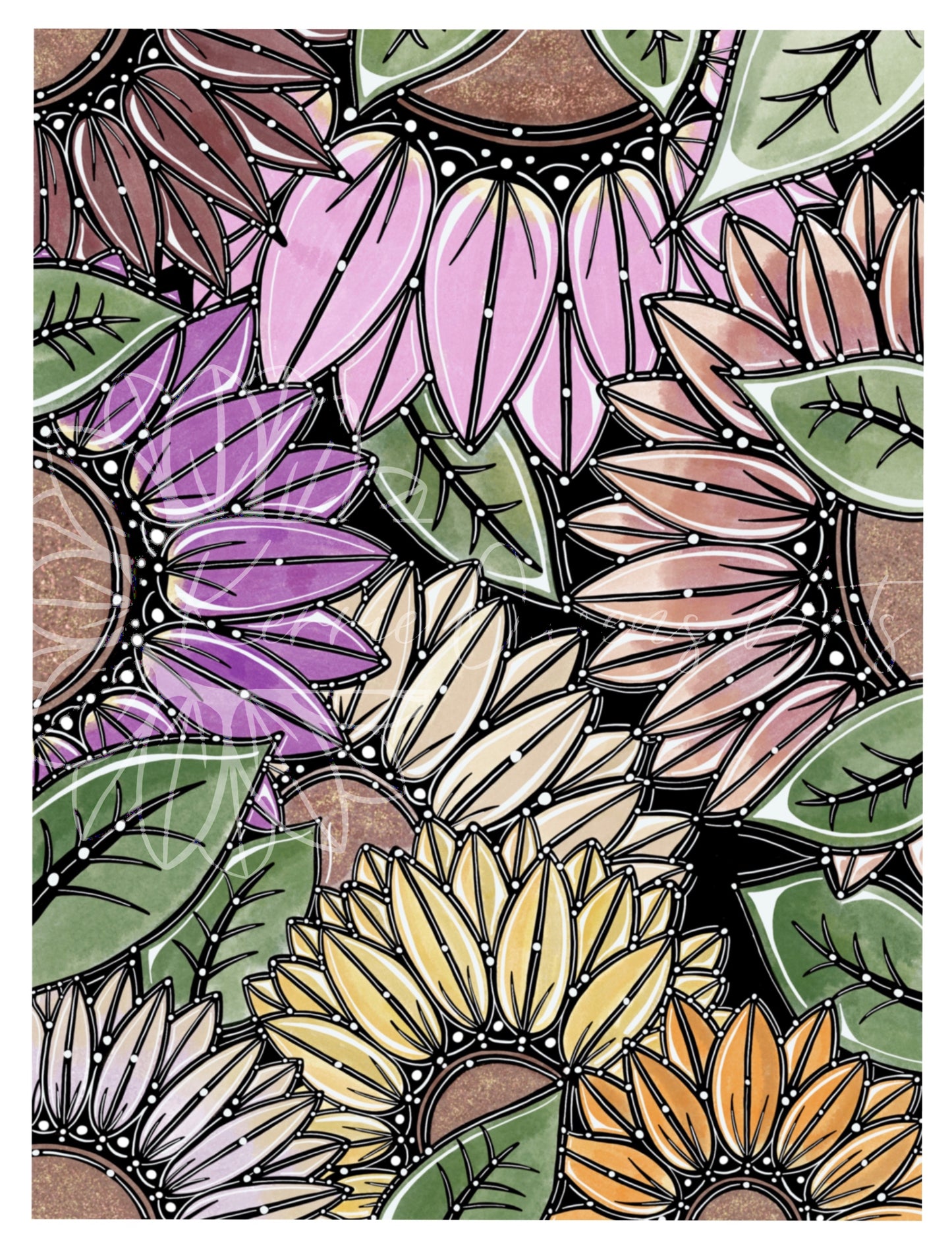 Dark sunflowers poster print poster print.