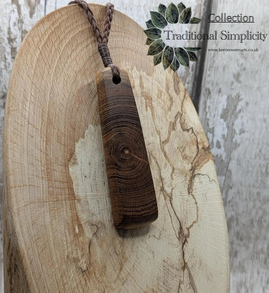 Laburnum wood Hei Toki style pendant.