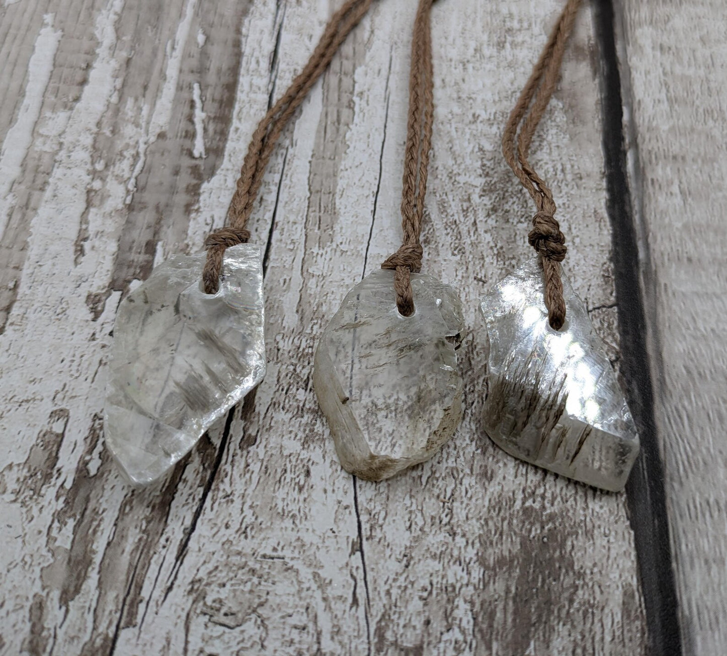 Sheppy Selenite Crystal Christmas Ornaments