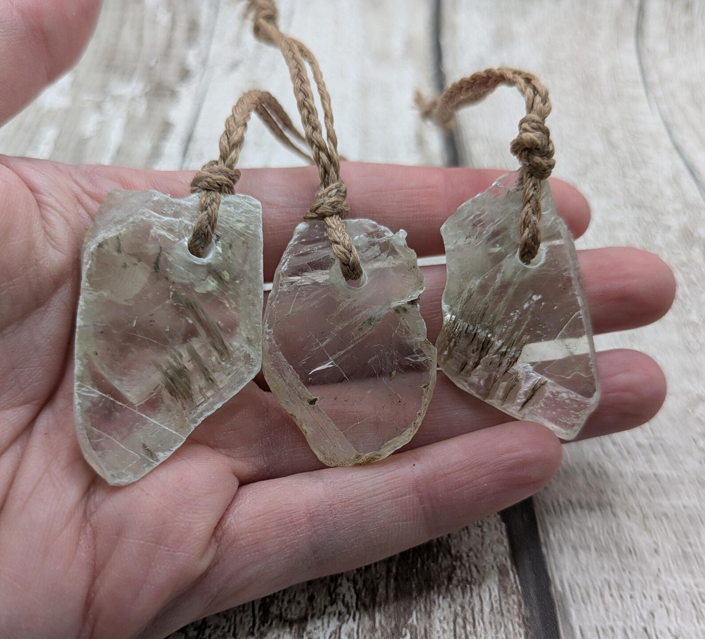 Sheppy Selenite Crystal Christmas Ornaments