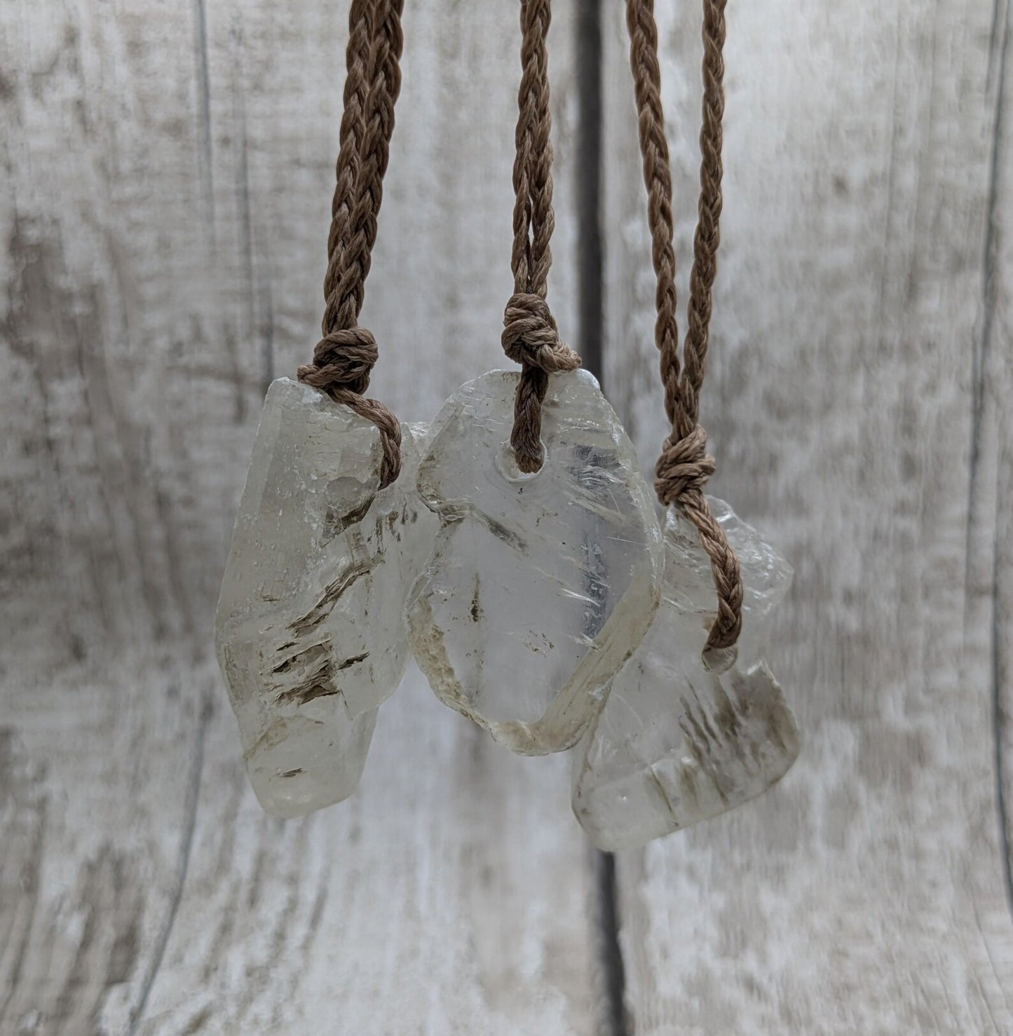 Sheppy Selenite Crystal Christmas Ornaments