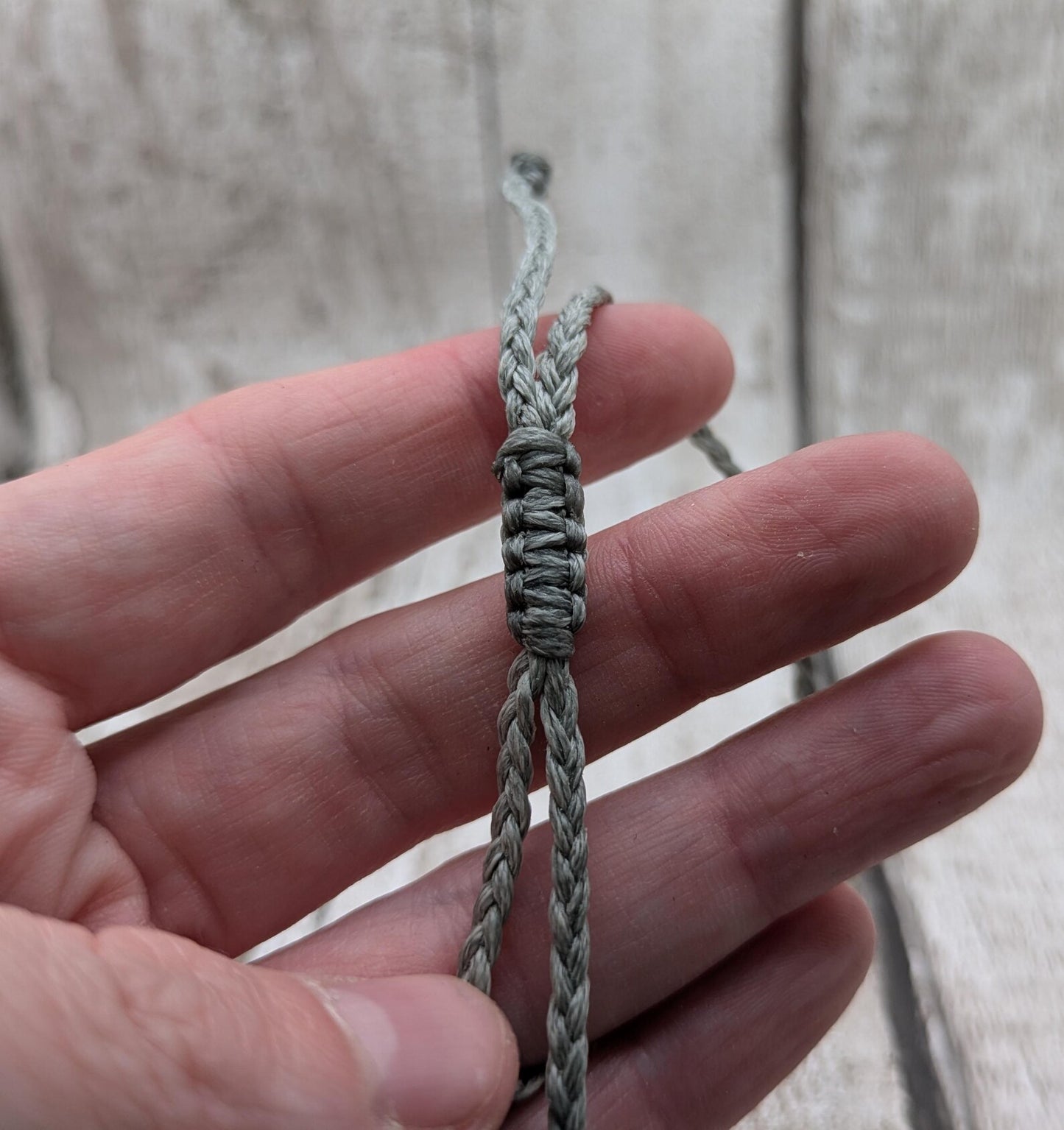 Quartz Crystal point adjustable bracelet.