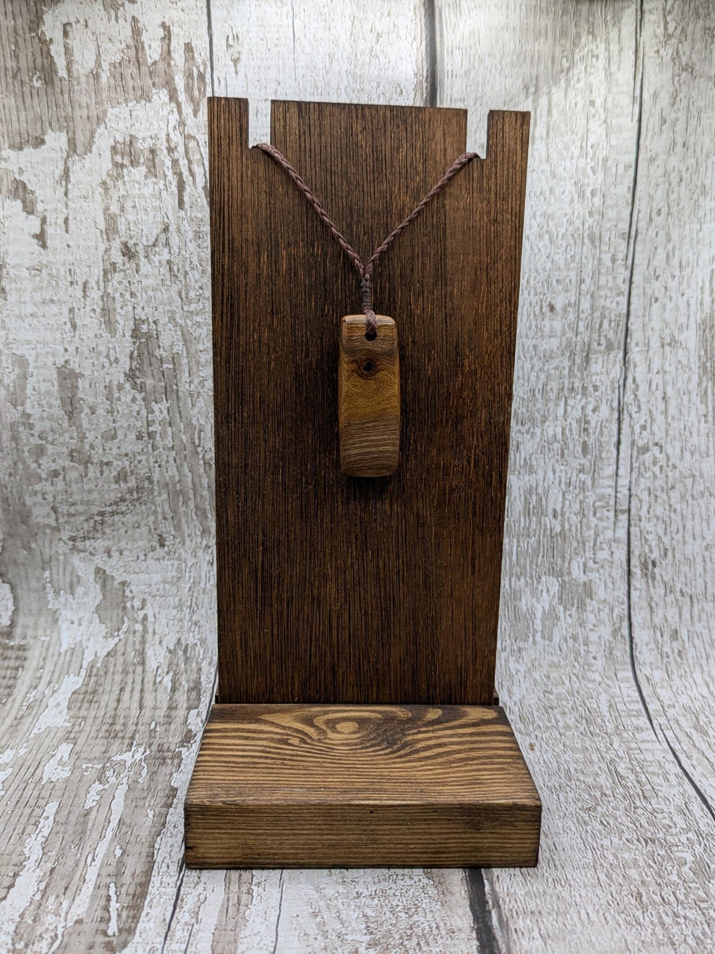 Laburnum wood Hei Toki style pendant.