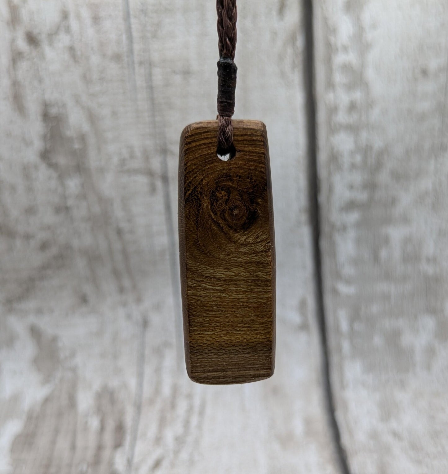 Laburnum wood Hei Toki style pendant.