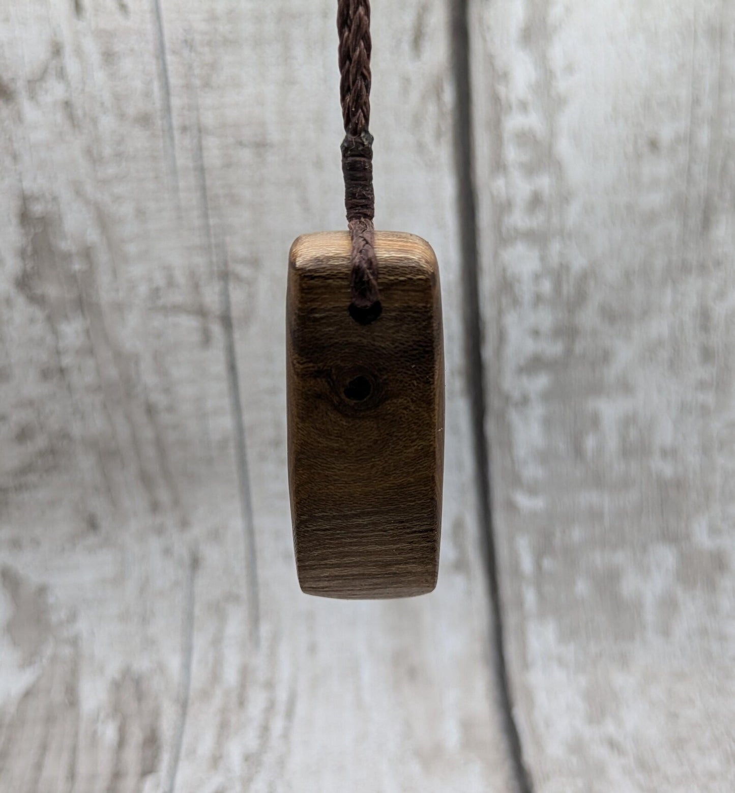 Laburnum wood Hei Toki style pendant.