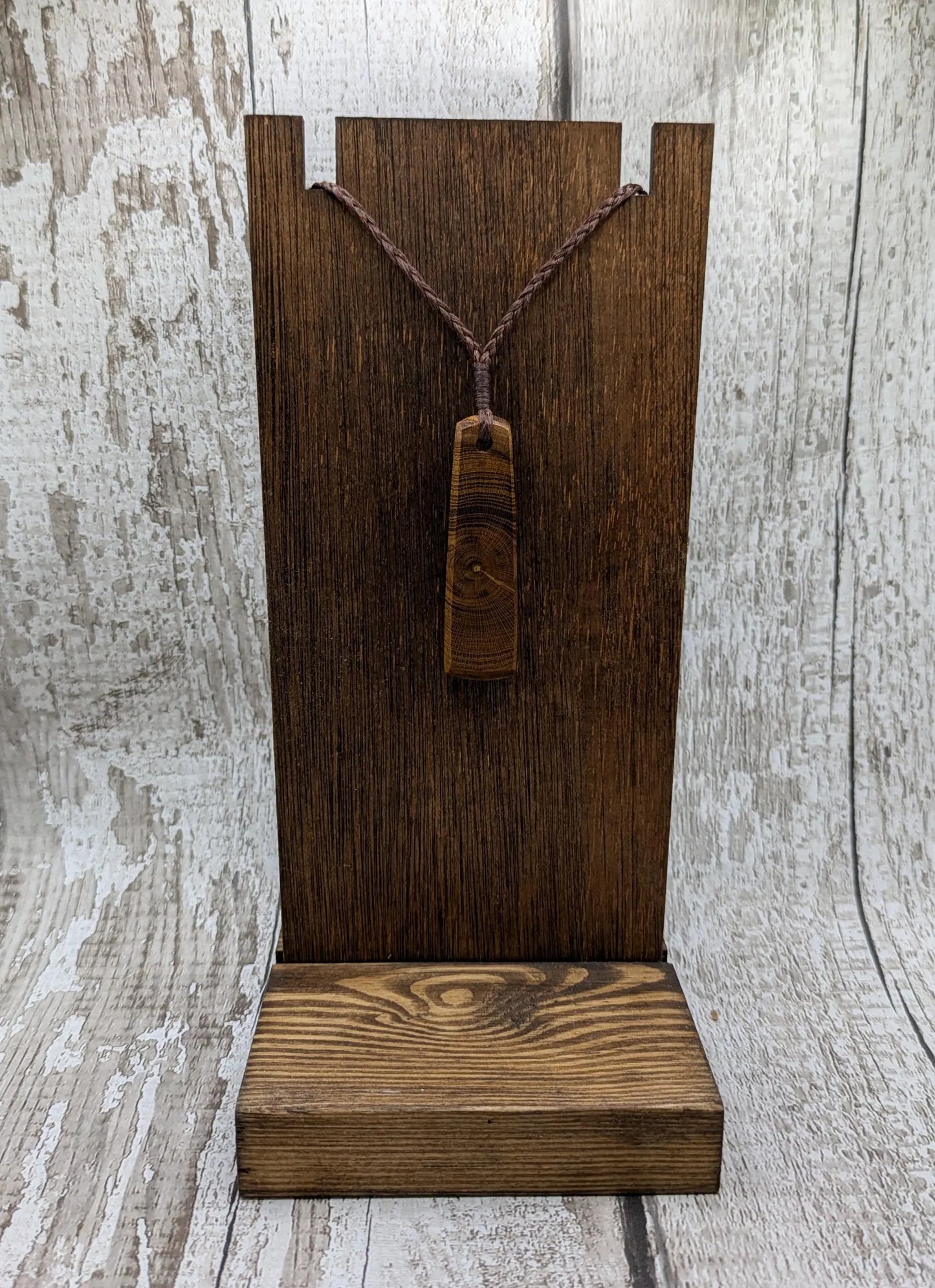 Laburnum wood Hei Toki style pendant.