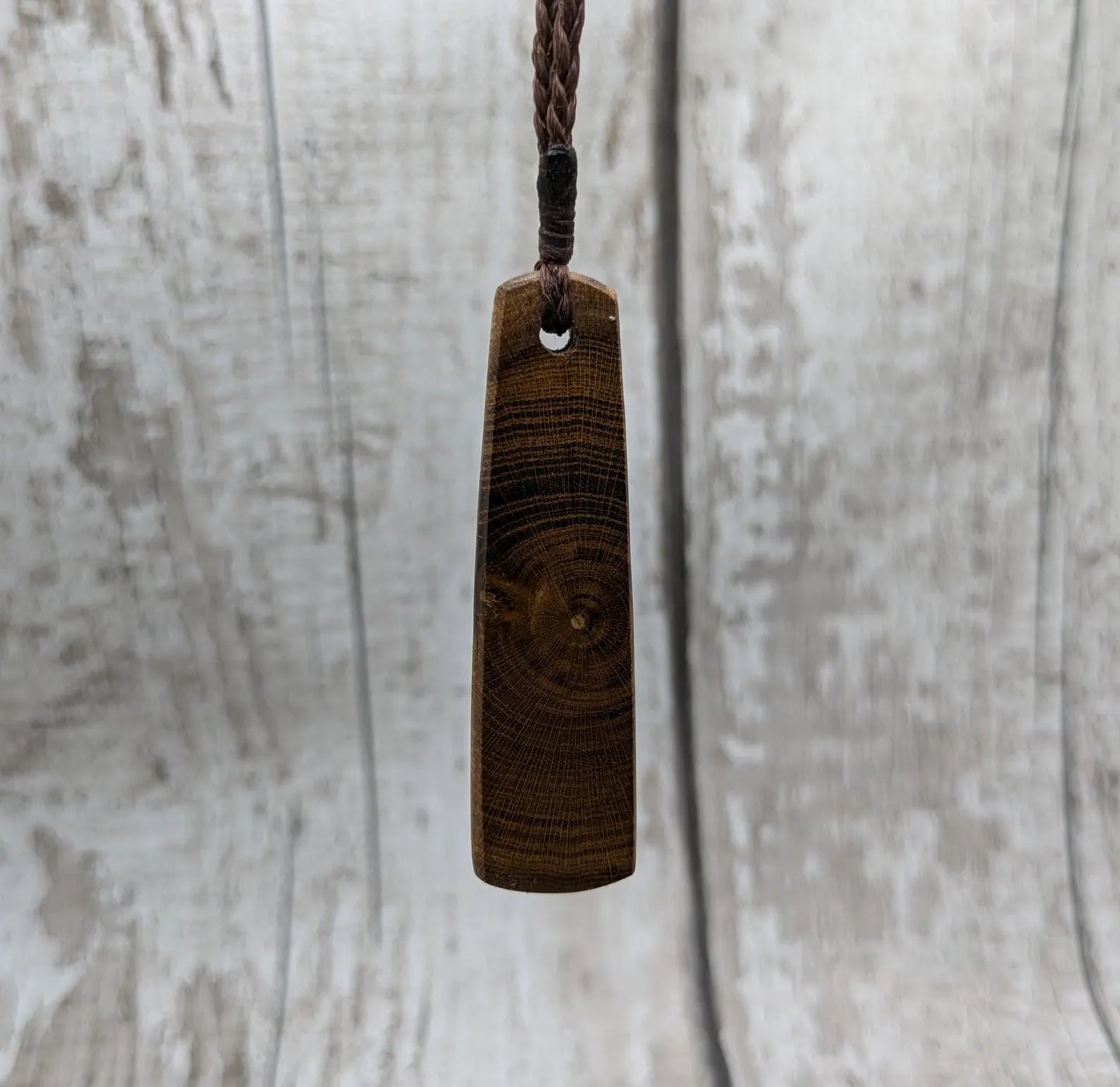 Laburnum wood Hei Toki style pendant.