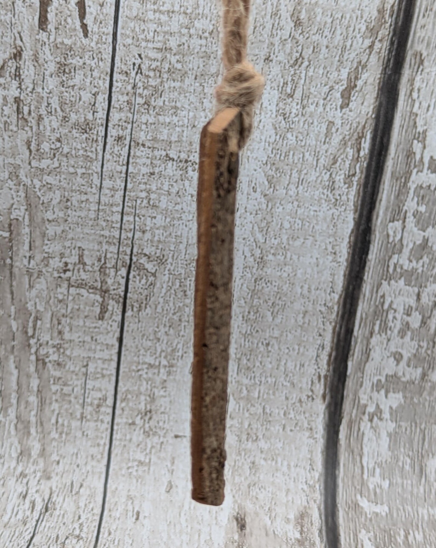 5 pack large cinnamon bark seasonal hanging decoration.