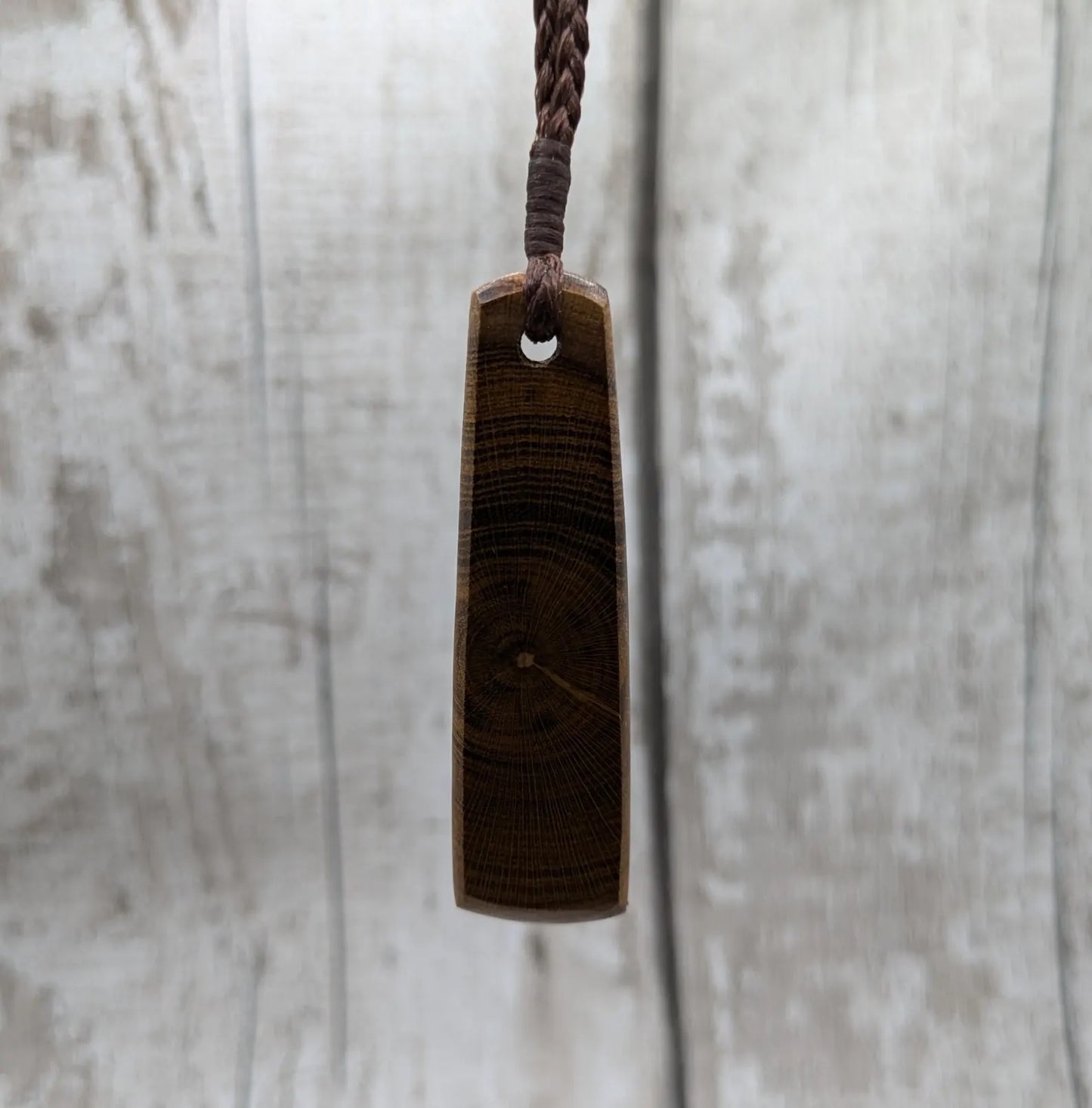 Laburnum wood Hei Toki style pendant.