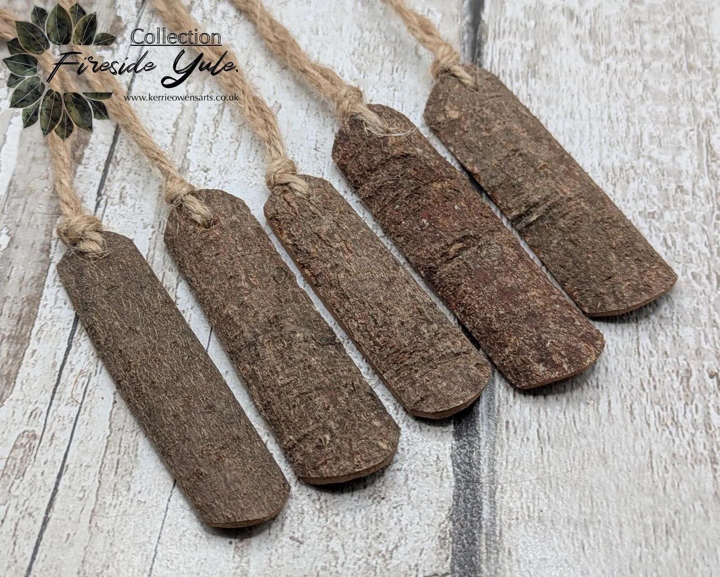 5 pack cinnamon bark Christmas seasonal decorations.