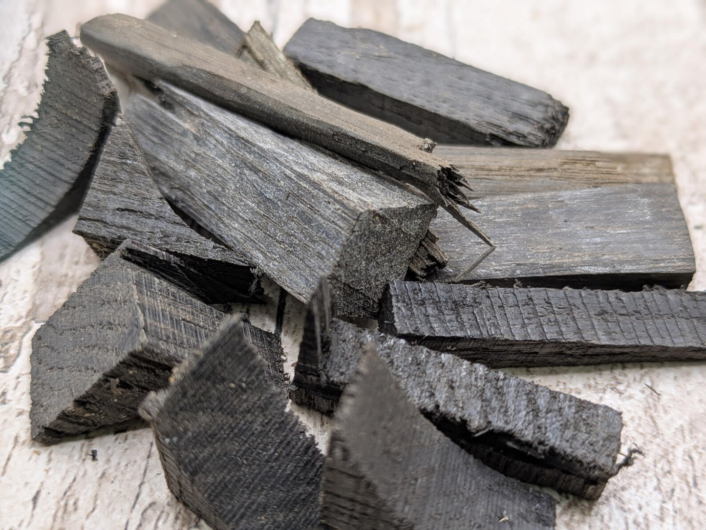 fenland bog oak offcuts pouch, spell ingredients.