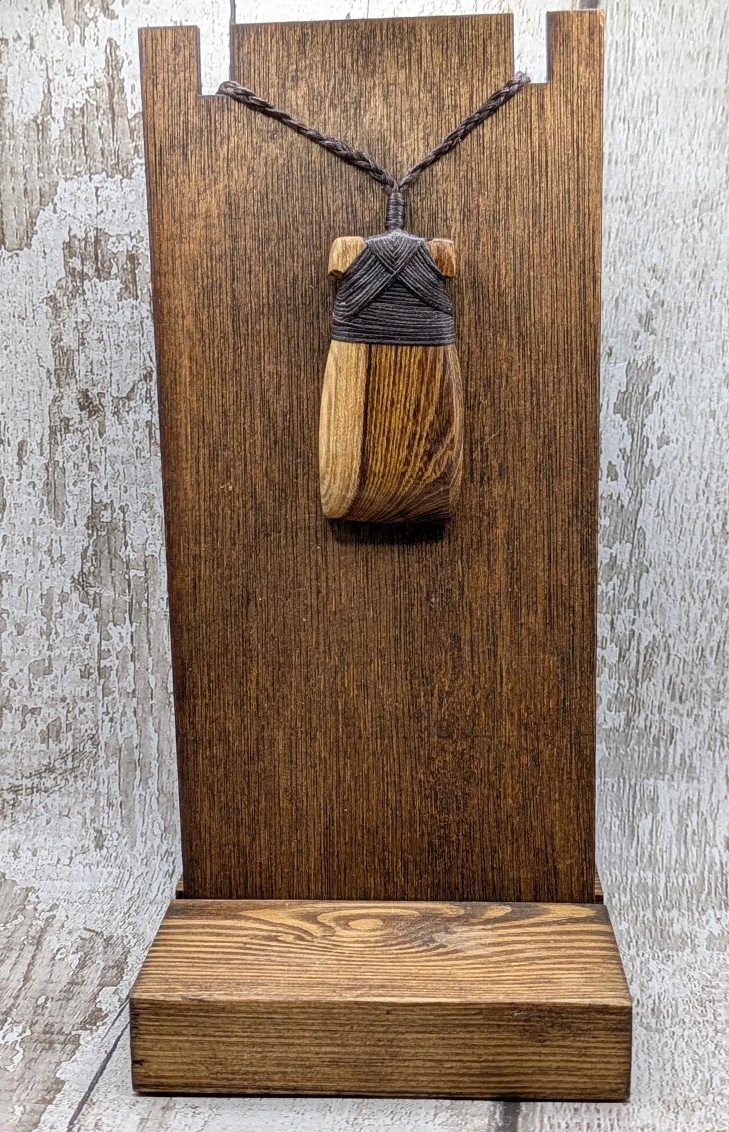 Laburnum wood Hei toki adze pendant