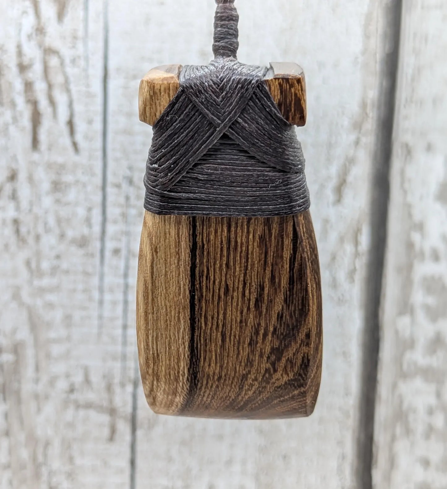 Laburnum wood Hei toki adze pendant