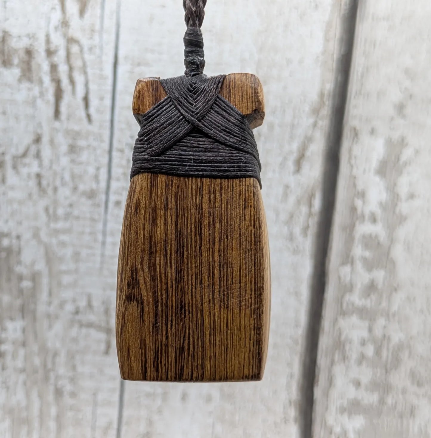 Laburnum wood Hei toki adze pendant
