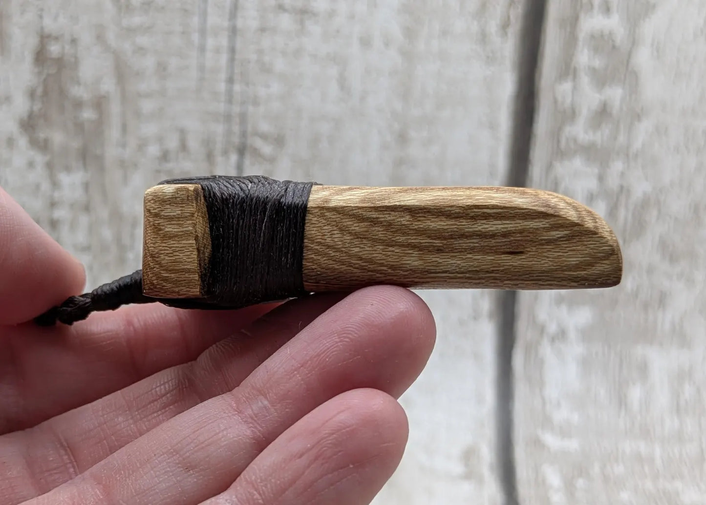 Laburnum wood Hei toki adze pendant