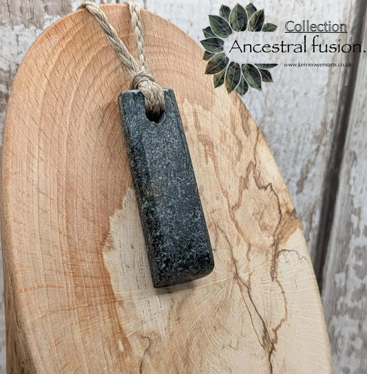 preselli bluestone heintoki adze style pendant